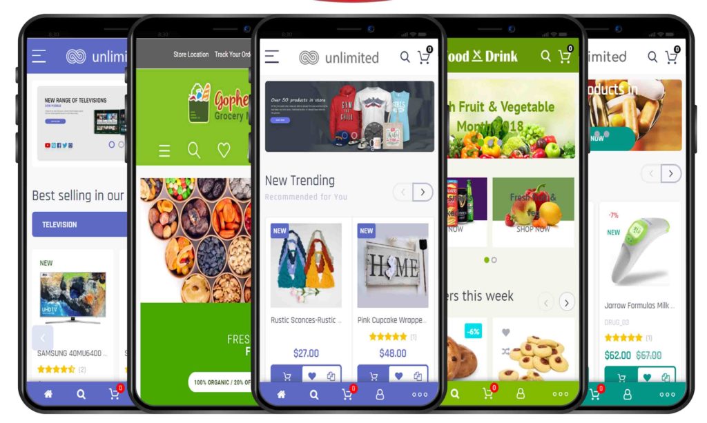 Responsive E-commerce Website Design